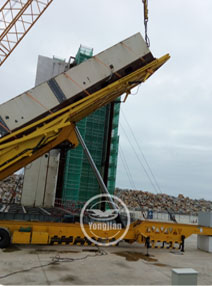 起豎油缸在用于某核電項目的大件起豎安裝